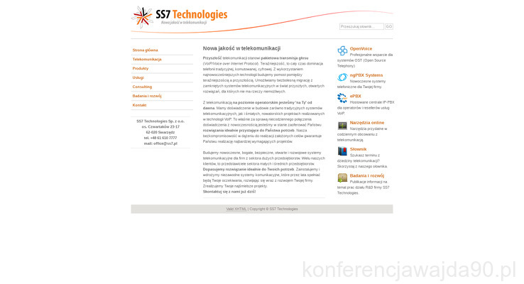 SS7 TECHNOLOGIES SP Z O O